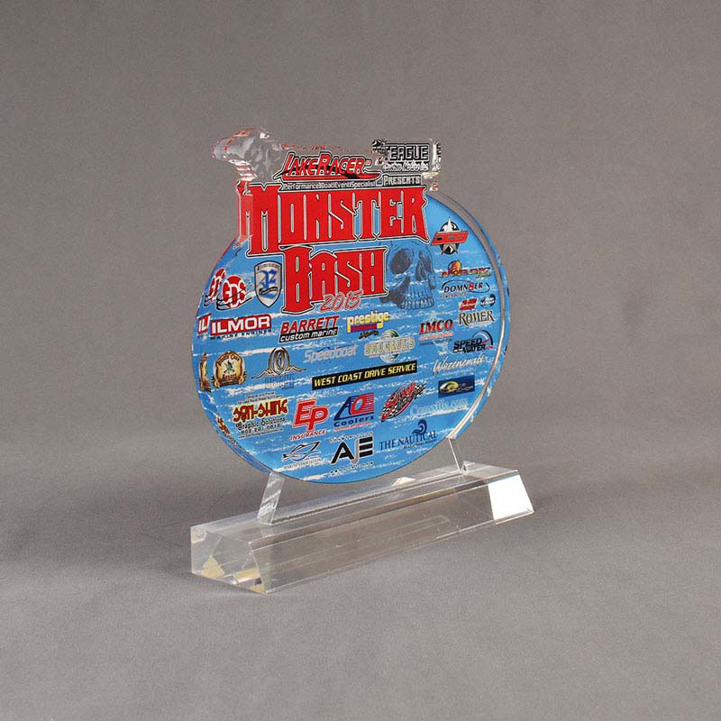 Choice Lasercut Custom Shaped Acrylic Award Sq Inch