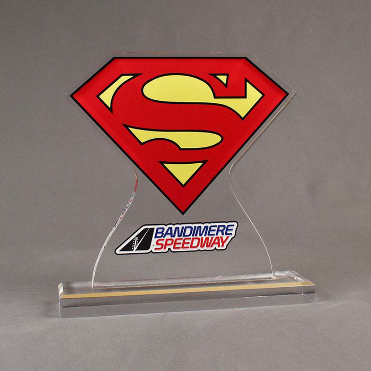 Premium Lasercut Custom Shaped Acrylic Award Sq Inch