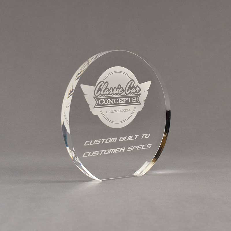 Aspect™ Round Acrylic Award | US Acrylic Awards