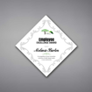 Adamas Acrylic Plaque shown 12" tall with white background and full color imprint of Employee Excellence logo.