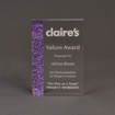 Front view of the Claire's Value Award featuring our exclusive ColorCast™ technology and a lavender glitter accent.